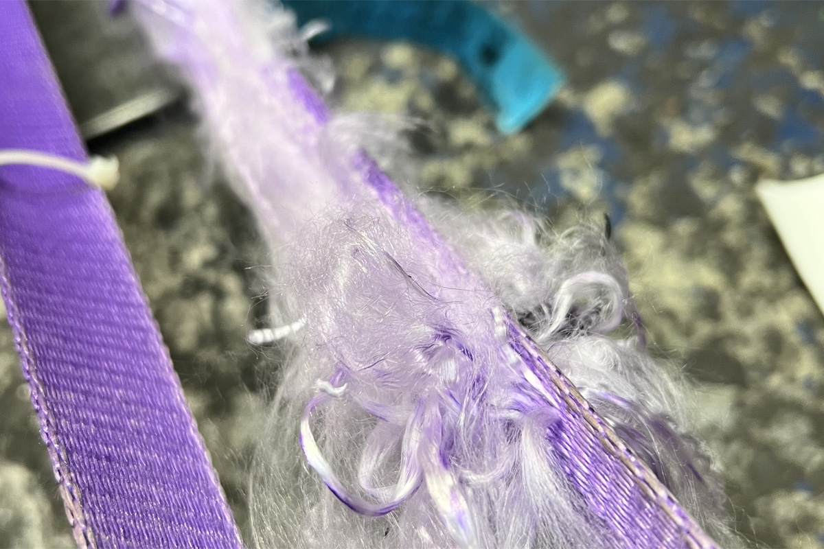 Rundschlinge mit Überlast